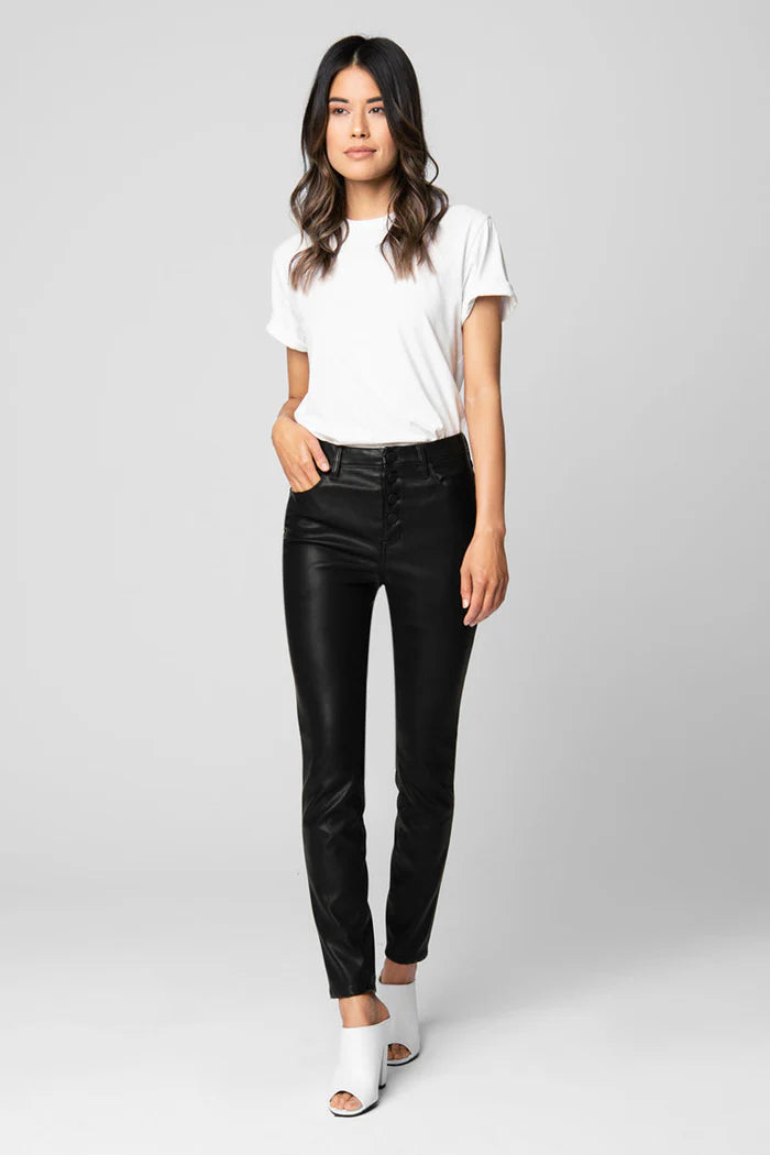 Vegan Leather Hi Rise Skinny Pant