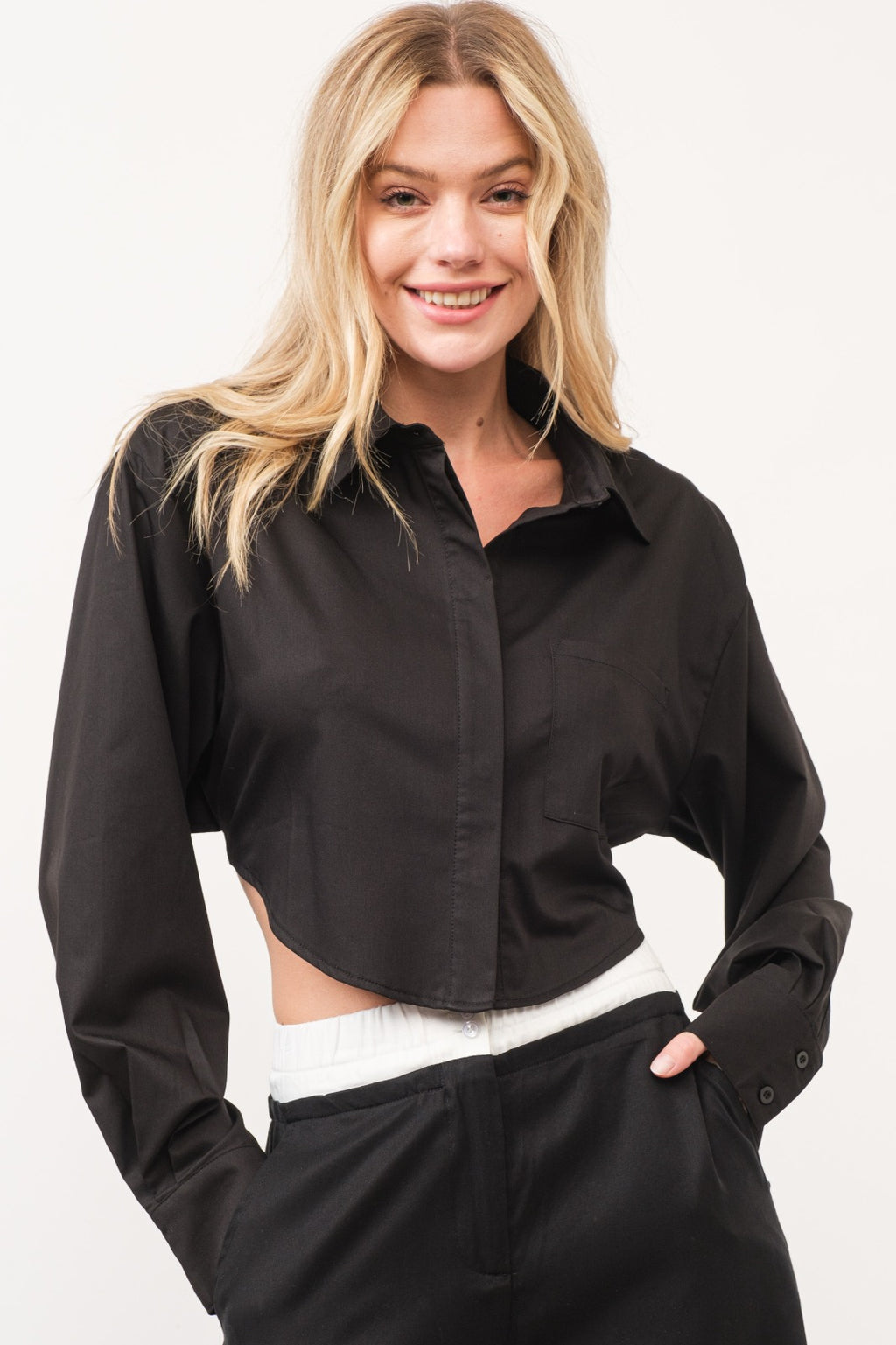 Black Shirt Long sleve