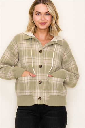 Jacket Button with Hoddie