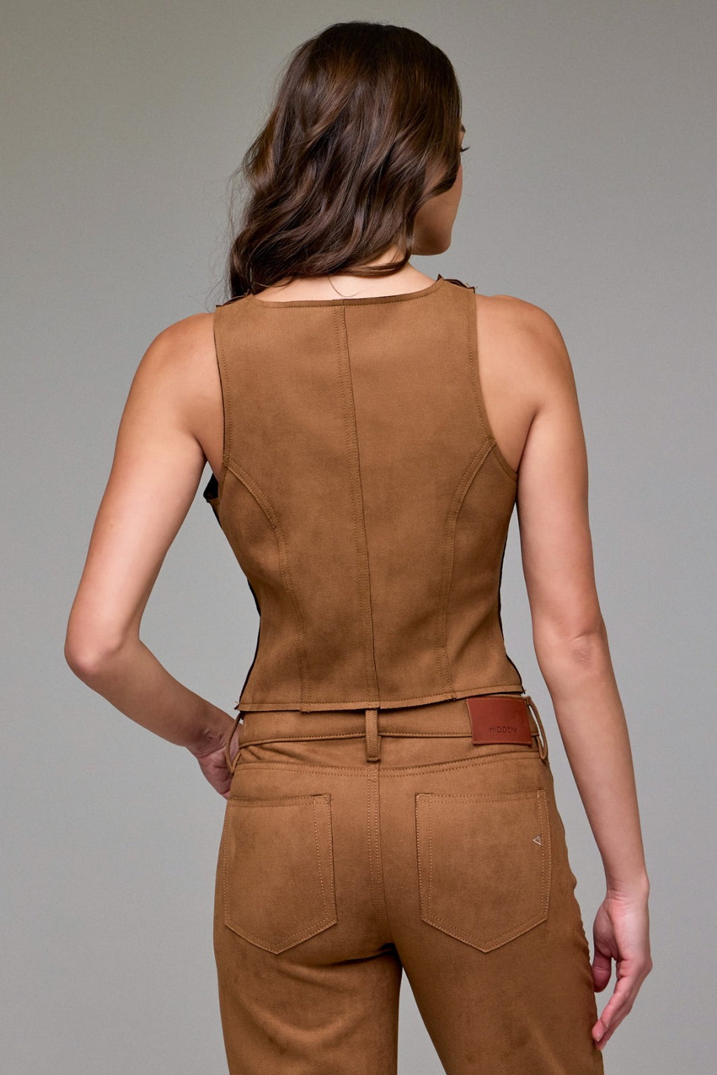 FRONT ZIPER TOP SUADE