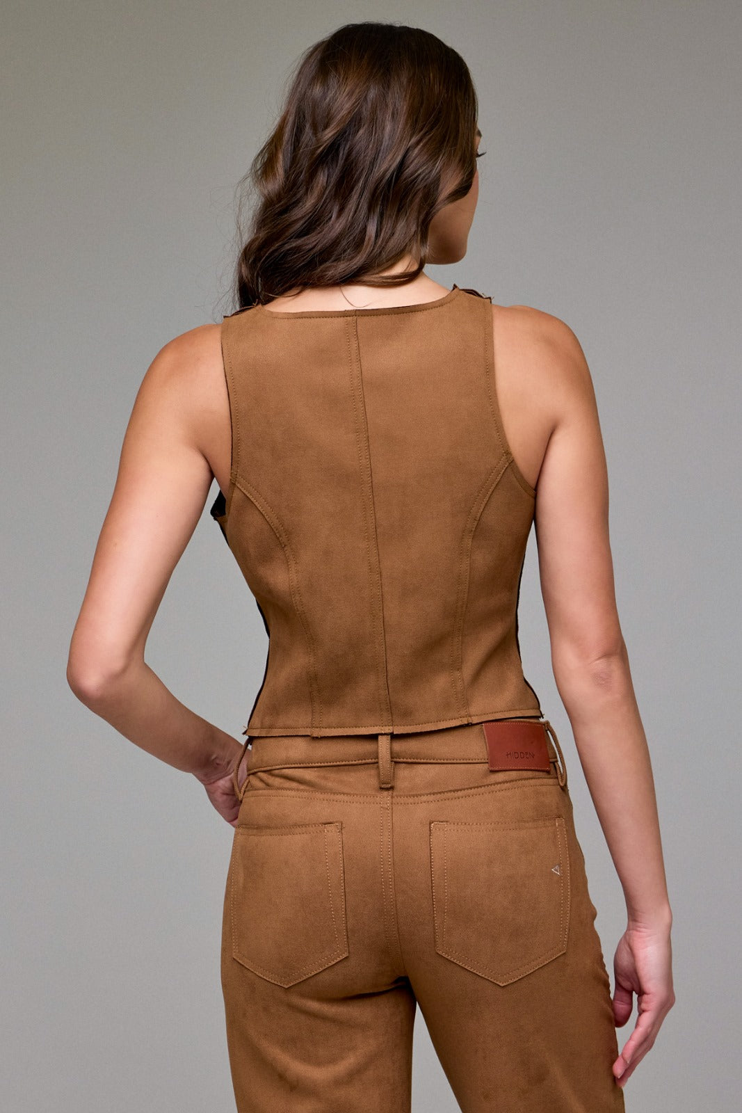 FRONT ZIPER TOP SUADE