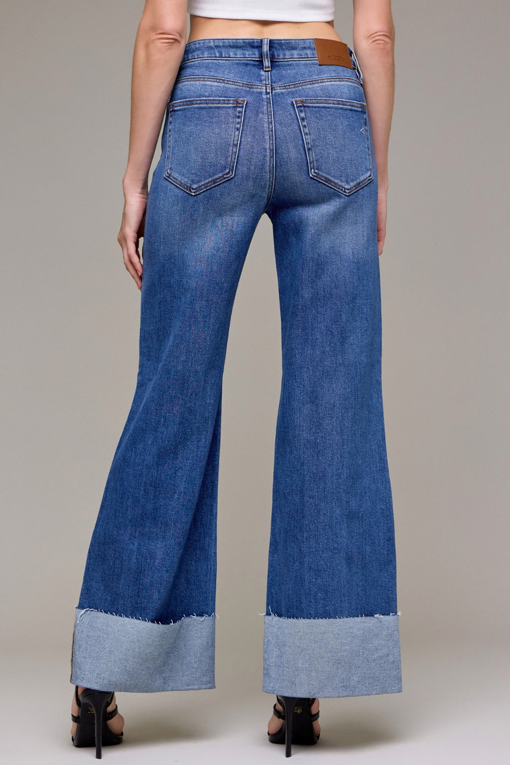 HIGH RISE HAPPI COMFORT FLARE JEANS