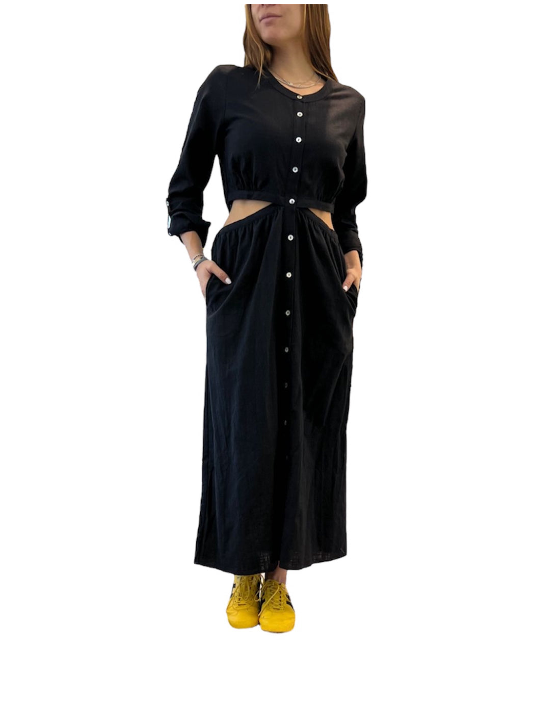 black long dress