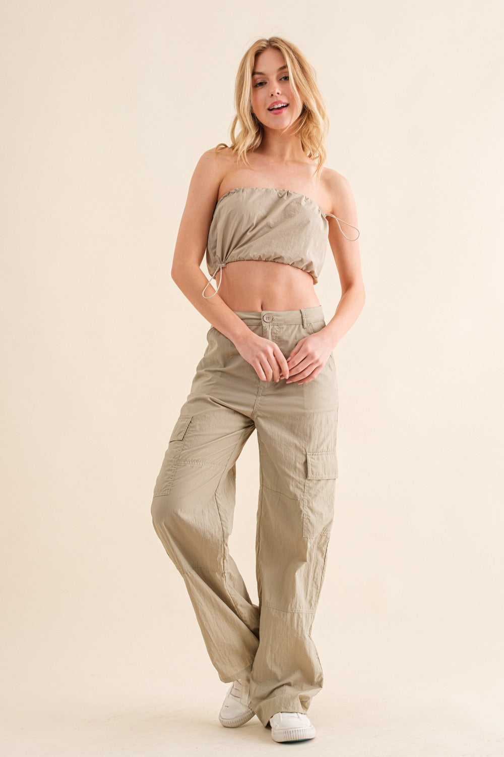 Set Crop Top Pants