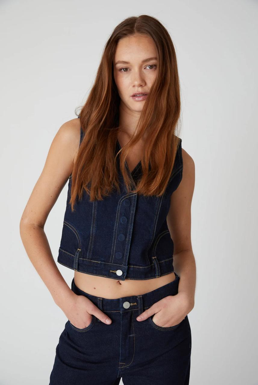 jean vest
