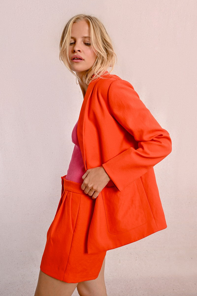 Coral Set Short and Jacket