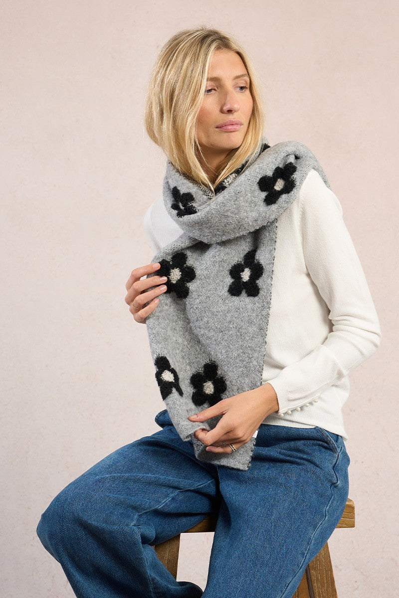 Bufanda Larga detalle Flores