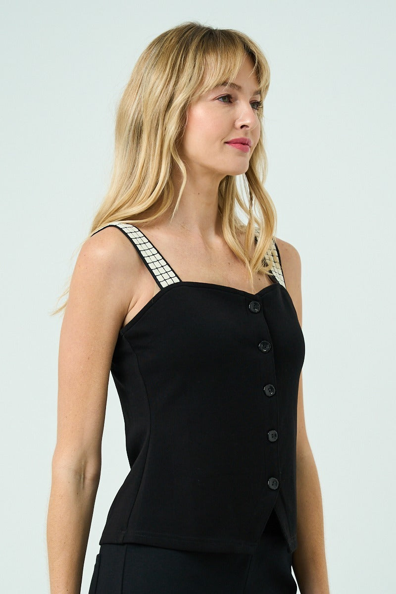 Buttoned Vest