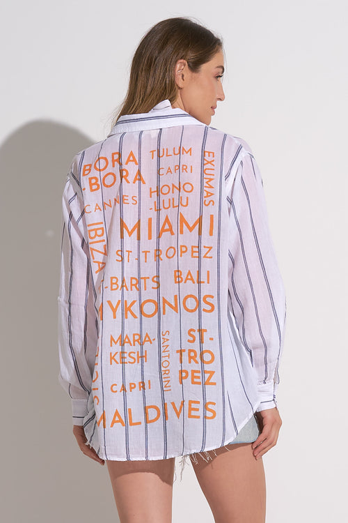 >Button Down Graph Shirt