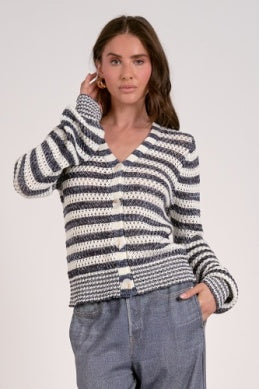 Navy Stripe  Sweater