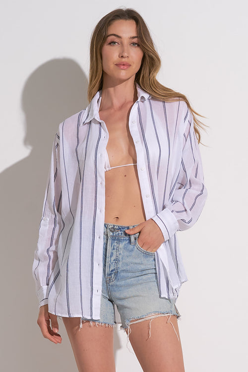 >Button Down Graph Shirt